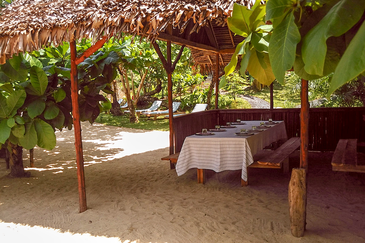 Le restaurant où Solange vous prépare des plats typiques de Madagascar